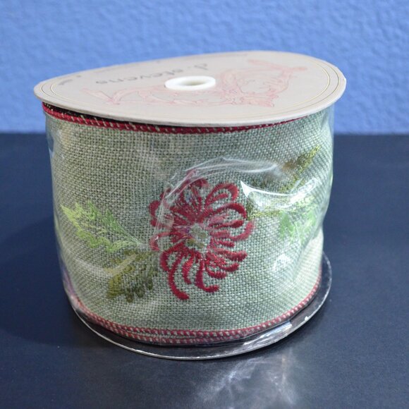 Ribbon, D Stevens 4 Inch Embroidered, 10 Yards – New - Picture 1 of 6